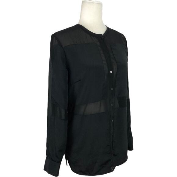 W118 By Walker Baker Benjamin Back Blouse Sheer XS - Picture 6 of 12